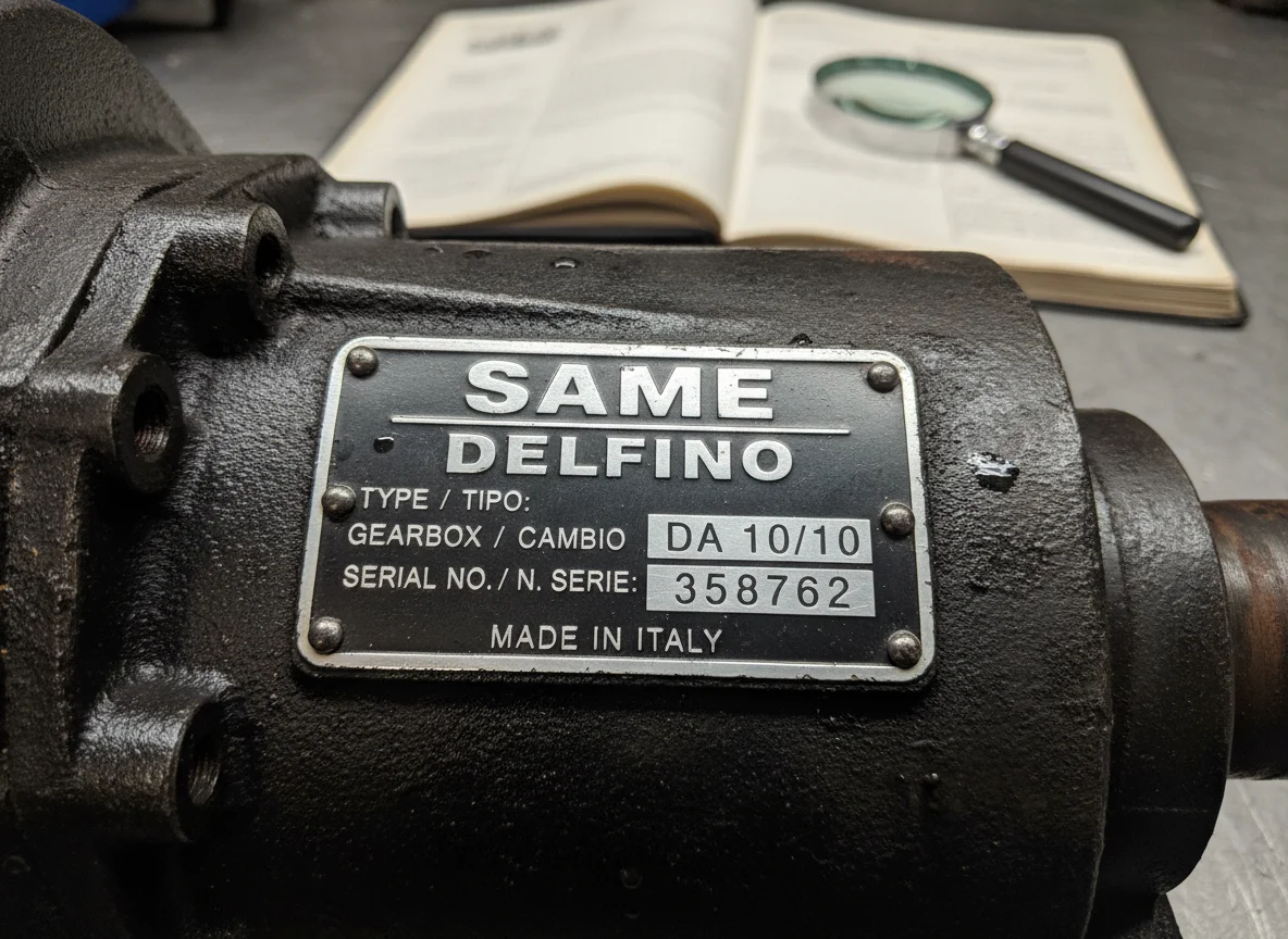 Targhetta codice SAME