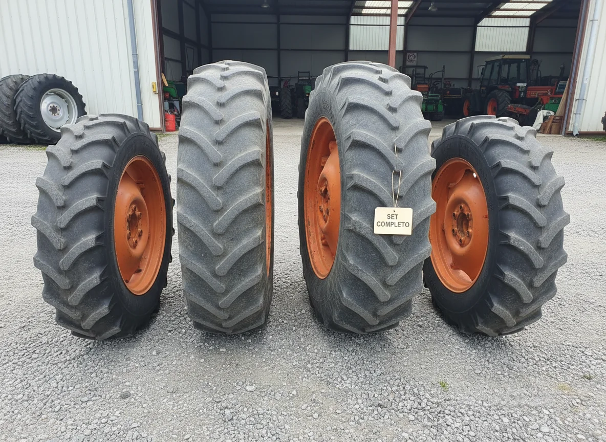 Set Ruote Complete Trattore Usato